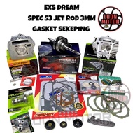 Ex5 Dream Racing Combo Package Spec 53mm Jet Rod 3mm Gasket Sekeping