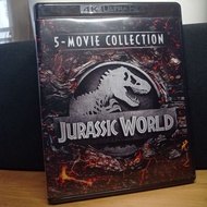 4k uhd ultra HD original Jurassic park world 5 movie collection no bluray