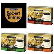 Robert Timms Coffee Bags 28 pack (Gold ColombiaItalian EspressoMocha Kenya)