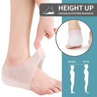 1 Pair Height Increase Insole 2-6cm Invisible Silicone Height Increase Shoe Sole Pad Unisex