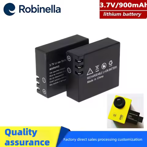 3.7V 900mAh Rechargable Camera Battery for SJCAM SJ4000 WiFi SJ5000 WiFi SJ6000 SJ7000 WIFi M10 SJ50