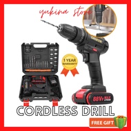 Electric Drill Cordless Drill Box Screw Driver Electric Screw Driver / Gerudi Elektrik Tanpa Wayar Pemutar Skru Elektrik