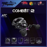 ATC Combat Plus V2 201[[[LEFT HANDLE]]]  Baitcasting Fishing Reel -  with 1 year warranty