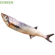 DOREEN Simulation Fish Plush Pillow, Perch Grouper Cartoon Fish Plush Toy, Funny PP Cotton Soft Love