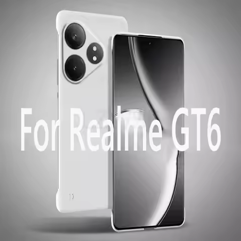 Frameless Slim Skin Matte Hard PC Back Cover Case For Realme GT Neo6 SE GT 6 6T GT6 GT6T Neo6SE Shoc