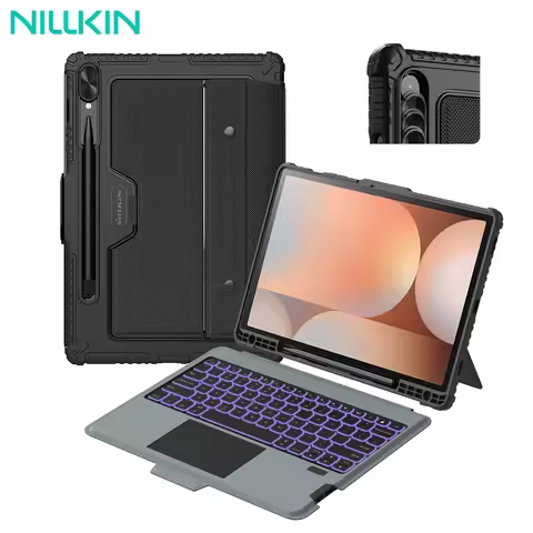 Magic Keyboard For Samsung Galaxy Tab S10+ Case Nillkin Backlight Bluetooth Keyboard Cover For Samsu