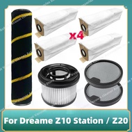Compatible For Dreame Z10 Station / Z20 Parts Main Roller Brush Filter Dust Bag Replacement Accessor