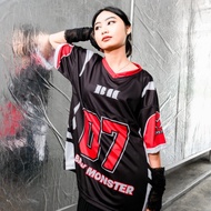 BABY BLACK MONSTER CREEPS Oversize Jersey | Studio Oversize Jersey777
