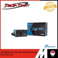 SEASONIC G12 GM-750W / 850W 80PLUS GOLD / SEMI-MODULAR / SILENT-FAN POWER SUPPLY UNIT