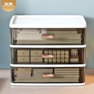 [1188 People Collection] Drawer Desktop Storage Box Office Work Position Organize Stationery Shelf G