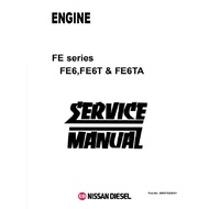 UD Nissan Diesel Engine Service Manual For FE Series ( FE6, FE6T and FE6TA ) "PDF Download"