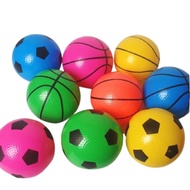 ลูกบอลยางสี สำหรับเด็ก เด้งได้ บอลบาส 35cm.