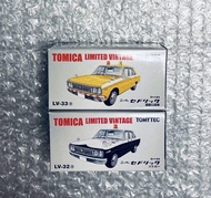 Tomica Tomy Tomytec Limited Vintage TLV 多美卡  (初回 特別仕樣) Nissan Cedric LV-32a 日產 警車 LV-33a