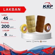  200 YARD DUCT TAPE CONTENTS 6 PCS | 200 YARD CLEAR TAPE | BROWN DUCT TAPE 200 YARD SLOP CONTENTS 6 