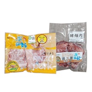 【安諾豬】鮮拾獨家限定-霜降二層肉400g*3包+豬頰肉300g*3包 (共6包組) (適合紅燒/川燙料理)