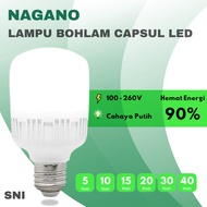 Nagano 5W Capsule LED Bulb 10W/15W/20W/30W/40W - Energy Saving Light Bulb LED Light Bulb