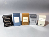 BVLGARI MAN & MONT BLANC 香水小樣套裝