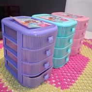 Megumi 4-Layer Drawer LM001-SSN4 (+O) | 4-tier mini drawer | Mini multi-purpose storage rack