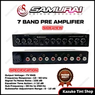 📣 SAMURAI KATANA SOUNDBAR 7 Band Parametric Preamp Equalizer Amplifier with Subwoofer Output For All