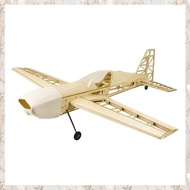 (MDQS) Wood RC Airplane Kit Toy Wood RC Airplane Kit Extra330 Frame Without Cover Wingspan 1000mm Ba