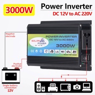 3000W Solar Inverter Peak Voltage Transformer Converter DC 12V To AC 220V Car Inverter For Solar Inverter Home Appliances