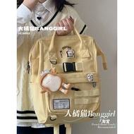 school bag for girls school bag smiggle Small High-profile College-style All-match Student Backpack Female Ins Large Capacity Schoolbag Junior High School High School Backpack