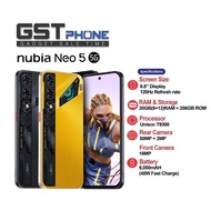 ZTE Nubia Neo 5 5G (8GB+12GB Extended Ram+256GB Rom) (Original Malaysia Set) With Premium Gift