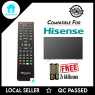 Replacement For Hisense Flat Panel LED TV Remote Control EN-83801