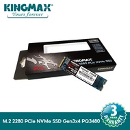 KINGMAX   512GB SSD รุ่น PQ3480 M.2 2280 PCIe NVMe SSD Gen3x4  (2,300/1,700MB/s)