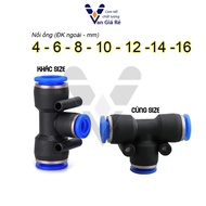 (Green PE) Mist pipe connector, 3-hole PE steam pipe hose connector poly pipe connector