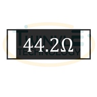 Resistor SMD 0402 44.2ohm,4.3ohm,4.7ohm,43ohm,47ohm,4.3Kohm, 43Kohm,47Kohm,430Kohm,470Kohm 5% 30 pcs