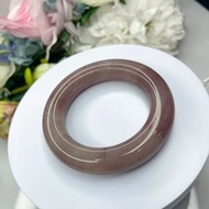 NO.82稀有小紅莓漸變色 56MM 圈口 玉鐲佘太翠 佘太玉 手鐲 圓鐲