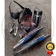 COVERSET BODYSET LAGENDA SRL 115 / 115Z Fi INJECTION HITAM KILAT BIRU BLUE STANDARD COLOR M SEKI SET