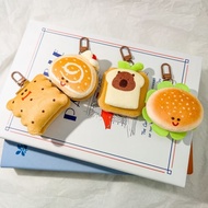 GANTUNGAN Mini burger bread Bag Charm keychain