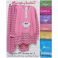 Lorita by Sofie jumbo long sleeve 2-button pajamas, big size babydoll sleepwear, Ld 106cm-125cm