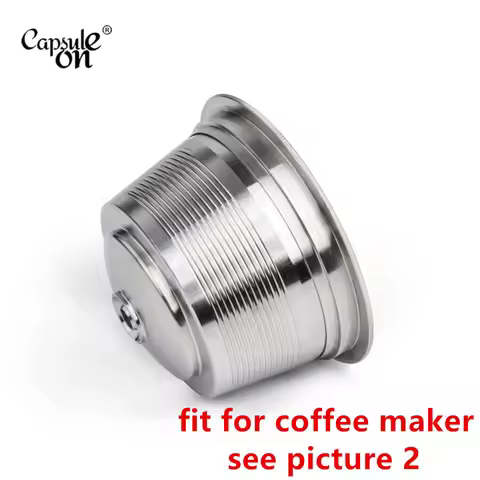 Capsulone/STAINLESS STEEL Metal dolce gusto Machine Compatible Refillable Reusable/gift Nescafe Dolc