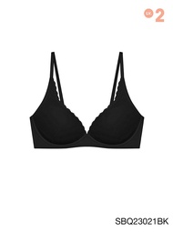 Sabina Twenty Five Level 2 เสื้อชั้นใน ไร้โครง รหัส SBQ23021BK - สีดำ