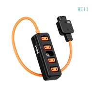 Will Professional D Tap Power Cord 1 Male To 4 Female Splitter 14 8V For Camera Accessories And Live