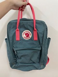 9.5成新 FJALLRAVEN - Kanken 15吋筆電包-霜綠/桃粉紅