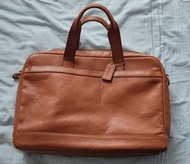 Coach leather Briefcase真皮公文袋公事包