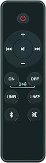 AULCMEET Replacement Remote Control Fit for Edifier R1700BTs Active Bookshelf Speakers - 2.0 Wireles