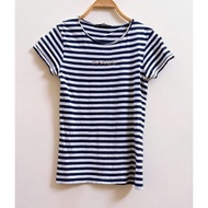 American horizontal striped t-shirt - 2 hands (Size XS)