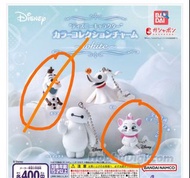 Disney扭蛋雪寶Olaf瑪麗貓 Marie