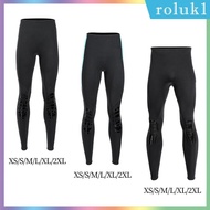 [Roluk] Wetsuit Pants Keep Warm Thermal Diving Pants for Kayaking Canoeing Scuba
