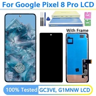 6.7'' Super AMOLED For Google Pixel 8 Pro Lcd Display Touch Screen Digitizer For Pixel8pro GC3VE, G1