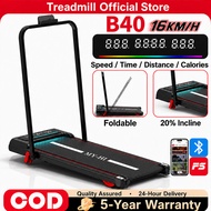B40 Walking Pad foldable treadmill Incline APP Bluetooth Multifunctional walking pad Home Indoor Gym