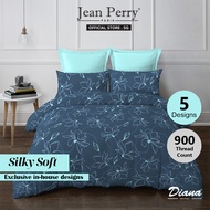 Diana 900TC Silky Soft Bedsheet Set I Fitted Sheet I Bedsheet Cover I Bedsheet Set I Printed Bedshee