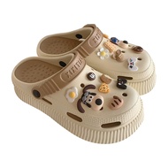 SIMWOOD Sandal Wanita Dewasa Sepatu Wedges Sandal Cewek Sandal Korea Sandal Fuji Wanita Tinggi