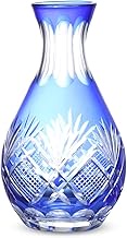 J-kitchens Kiriko Japanese Sake, Tokuri Φ1.7 x H5.6 inches (43 x 143 mm), 11.4 fl oz (290 cc), Hana 