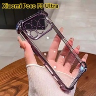 Luxury Shockproof Casing For Xiaomi Poco F9 Ultra F9Pro F9Ultra 4G 5G 2026 Case Clear Soft Silicone 